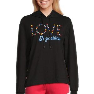 Brand new with tags Love Moschino love logo hoodie size 46